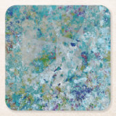 Originelles, modernes Kunstdesign Rechteckiger Pappuntersetzer (Vorderseite)