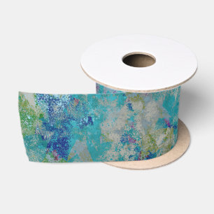Originelles, modernes Kunstdesign Satinband