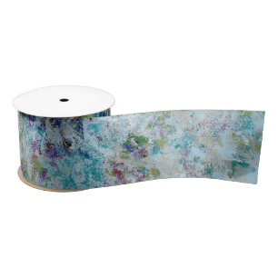 Originelles, modernes Kunstdesign Satinband