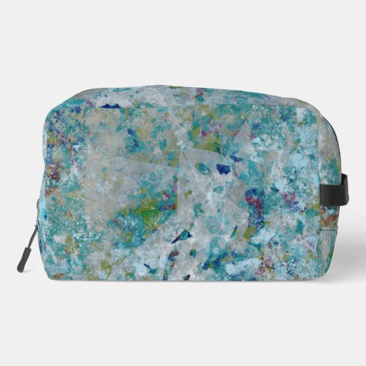 Originelles, modernes Kunstdesign Waschbeutel (Rückseite)