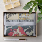 Originelles (nicht KI) Art Nouveau Advertisement P Seidenpapier (Geschenk)