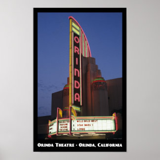 Orinda Theater 11x17 Poster
