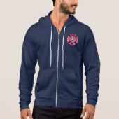 Orio-Brustkrebs-Zip up Hoodie (Vorderseite)