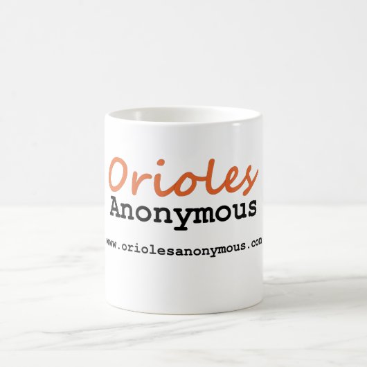 Oriole anonym - Standort-Logo-Tasse Kaffeetasse (Mittel)
