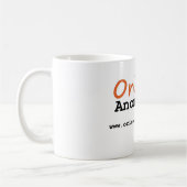 Oriole anonym - Standort-Logo-Tasse Kaffeetasse (Links)