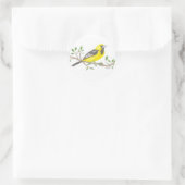 Oriole-Aufkleber Runder Aufkleber (Tasche)