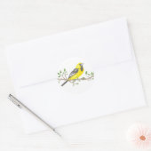 Oriole-Aufkleber Runder Aufkleber (Umschlag)