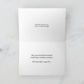 Oriole-Beileidskarte Karte (Innenseite)