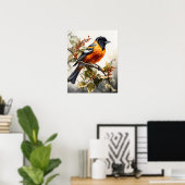 Oriole Bird Art Print Poster (Heimbüro)