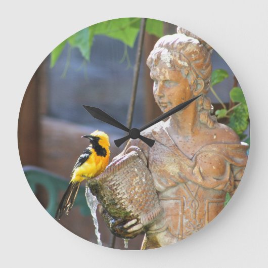 Oriole Clock Große Wanduhr (Vorderseite)