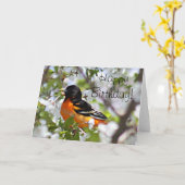 Oriole Foto Karte (Gelbe Blume)