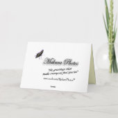 Oriole Get Well-Customizing Karte (Rückseite)