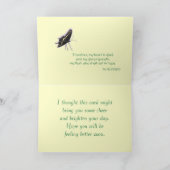 Oriole Get Well-Customizing Karte (Innenseite)