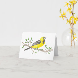 Oriole Inspiration Note Card Karte