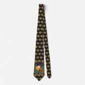 Oriolmalerei - Original Bird Art Krawatte (Vorderseite)