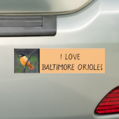 Oriolmalerei - Original Vogelkunst Autoaufkleber (Auf Auto)