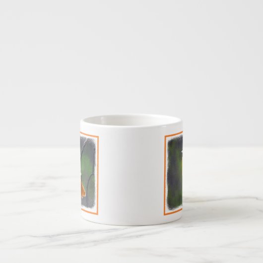 Oriolmalerei - Original Vogelkunst Espressotasse (Vorderseite)