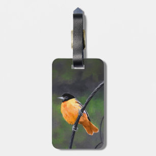 Oriolmalerei - Original Vogelkunst Gepäckanhänger