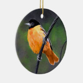 Oriolmalerei - Original Vogelkunst Keramik Ornament (Rechts)