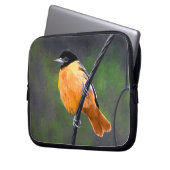 Oriolmalerei - Original Vogelkunst Laptopschutzhülle (Vorderseite Links)