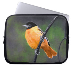 Oriolmalerei - Original Vogelkunst Laptopschutzhülle
