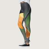 Oriolmalerei - Original Vogelkunst Leggings (Links)