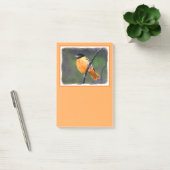 Oriolmalerei - Original Vogelkunst Post-it Klebezettel (Büro)