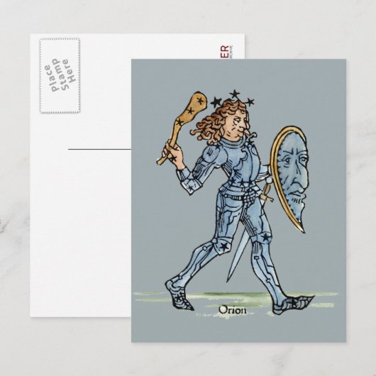 Orion, 1482 postkarte (Vorne/Hinten)