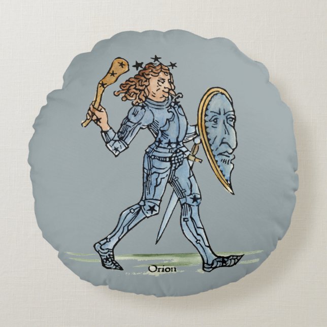 Orion, 1482 rundes kissen (Vorderseite)
