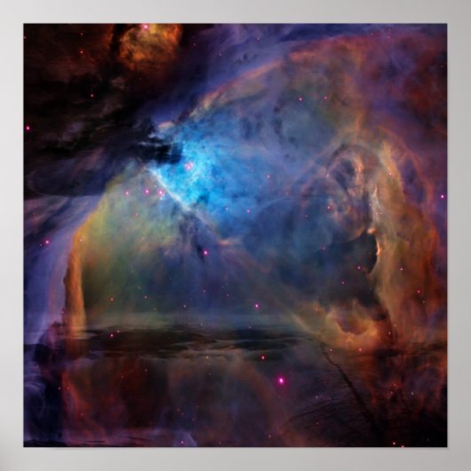 Orion Bathed in Blue Poster (Vorne)