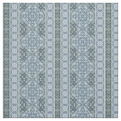 Orion Blue Decorative Boho Tile Pattern Stoff (Muster)