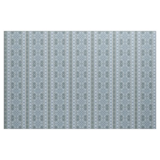 Orion Blue Decorative Boho Tile Pattern Stoff (Fat Quarter (45,7 x 55,9 cm))