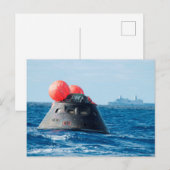 Orion Capsule Spacecraft Ocean Erholung Postkarte (Vorne/Hinten)