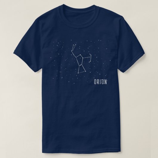 Orion Constellation Astronomie Design T-Shirt (Design vorne)