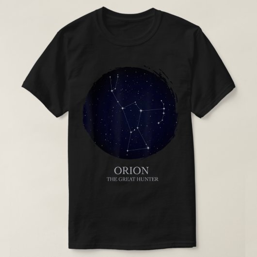 Orion Constellation of Orion The Hunter Orion Star T-Shirt (Design vorne)