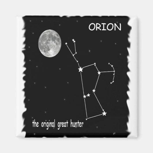 Orion Constellation Original großer Jäger Magnet (Vorne)