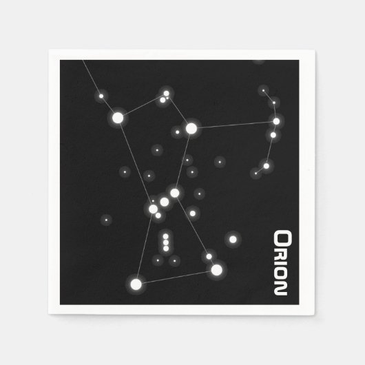 Orion Constellation Paper Napkins Serviette (Vorderseite)