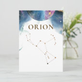 Orion Constellation, Tischnummer des Himmelskörper (Stehend Vorderseite)