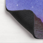 Orion & Crescent Moon Mountains Mousepad (Ecke)
