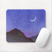 Orion & Crescent Moon Mountains Mousepad (Mit Mouse)