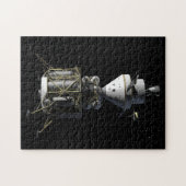 Orion Docking with Lunar Lander - Künstlerrendern Puzzle (Horizontal)