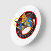 Orion Exploration Flight Test-1 Runde Wanduhr (Winkel)