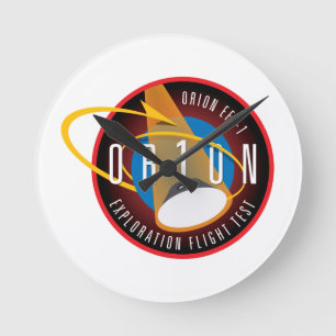 Orion Exploration Flight Test-1 Runde Wanduhr