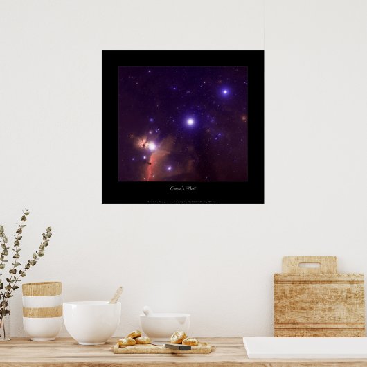 Orion-Gürtel Poster (Küche)
