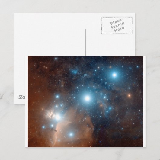 Orion-Gürtel Postkarte (Vorne/Hinten)