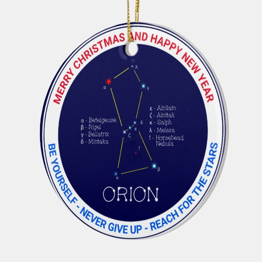 Orion Keramik Ornament (Links)