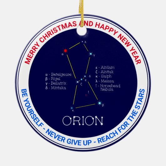 Orion Keramik Ornament (Hinten)