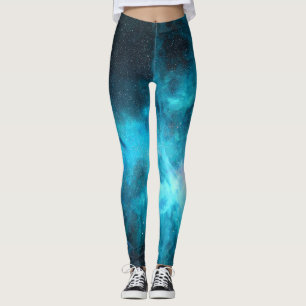 Orion Nebel, blaues Licht, Astronomie. Leggings