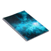 Orion Nebel, blaues Licht, Astronomie. Notizblock (Rechte Seite)