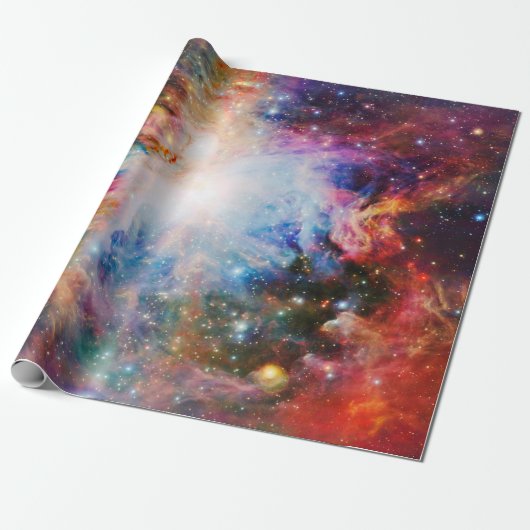 Orion Nebel Großer Regenbogen Geschenkpapier (Ungerollt)